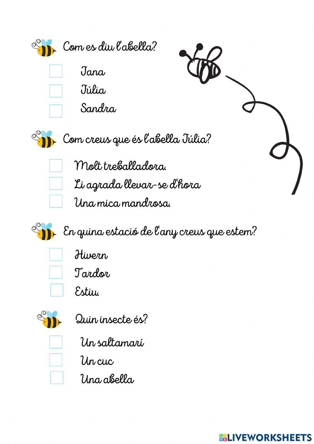 Comprensió lectora 1