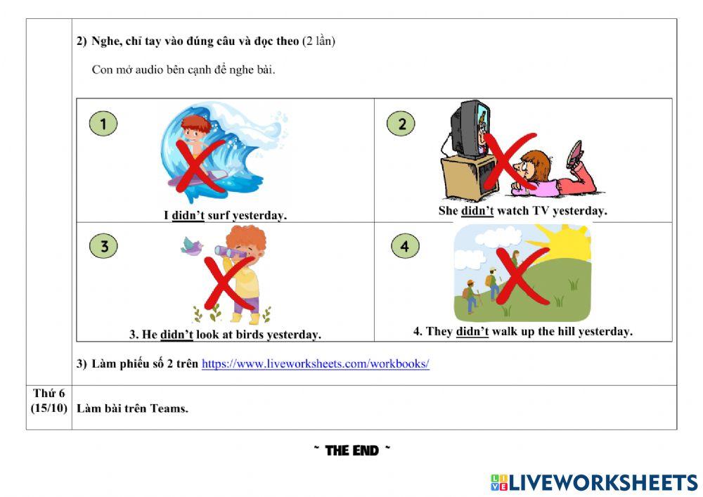 Phiếu Giao Bài TA Tuần 11 (11 - 15.19)