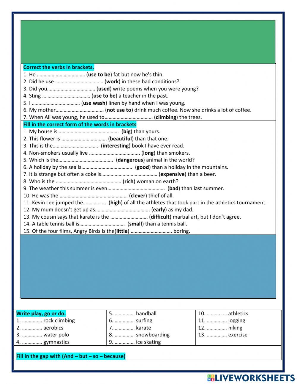 Grade 8 Revision Mid first Term