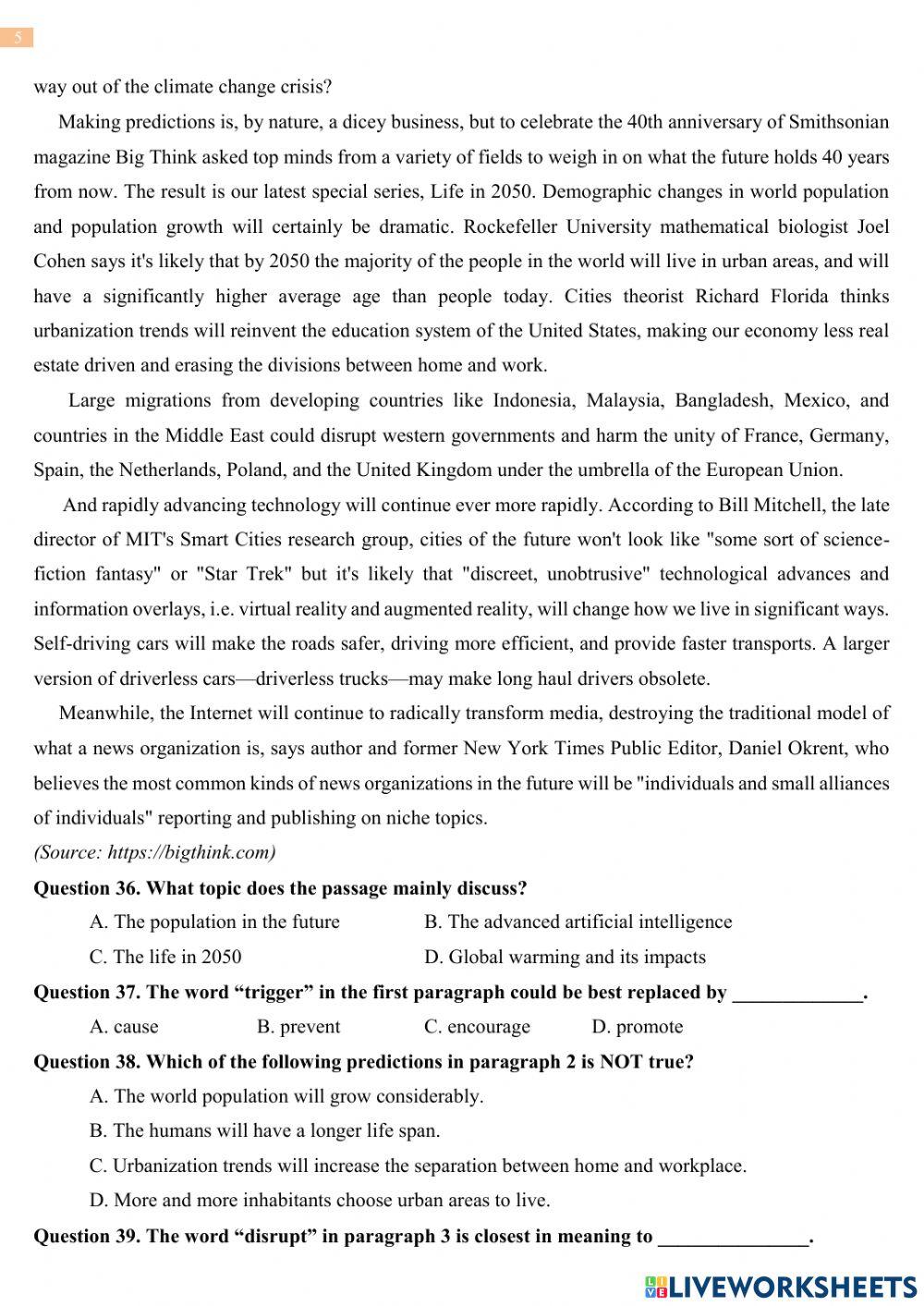 Revision for the mid-first term test-grade 12 – no5