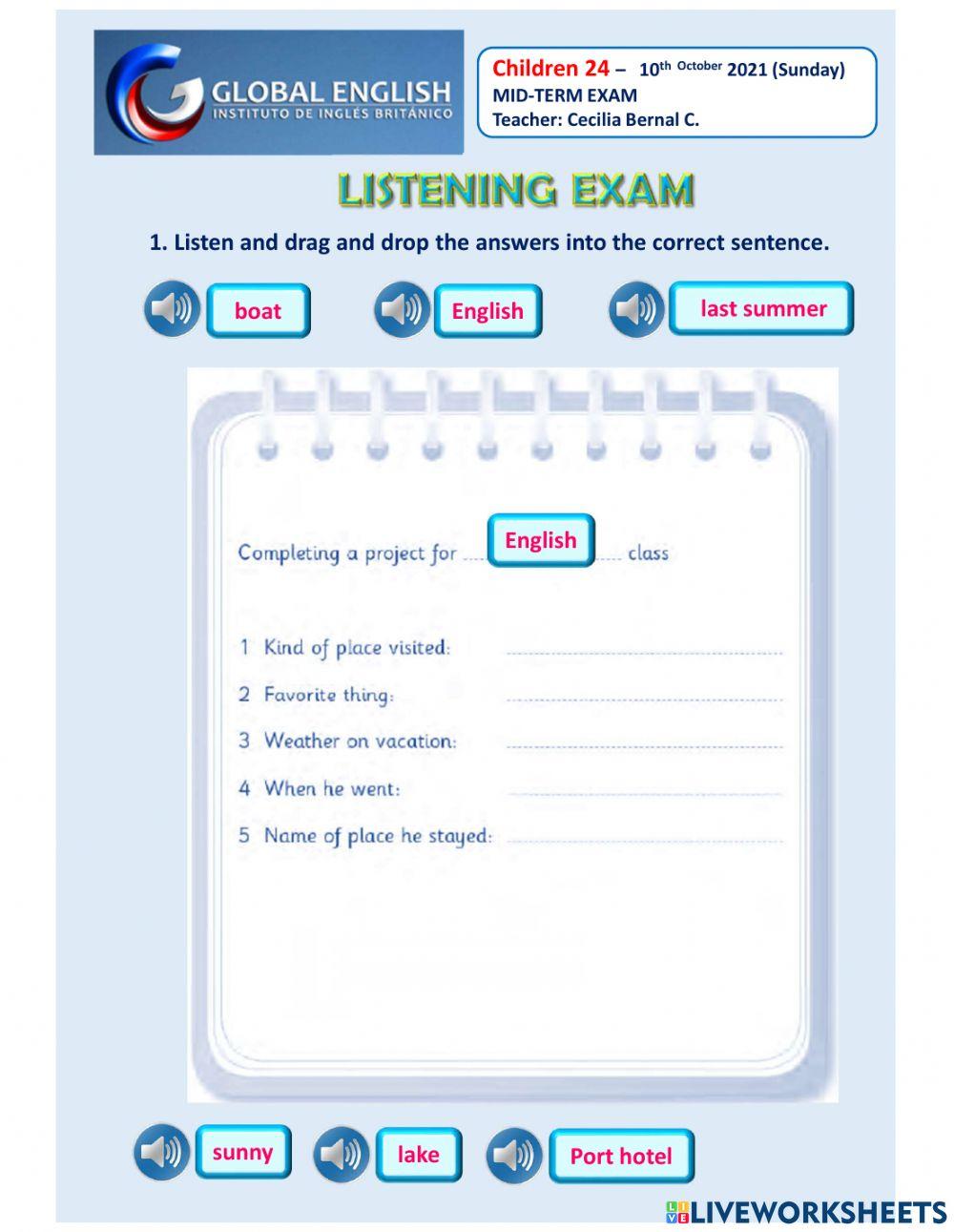 Ch 24-mid ter exam-listening