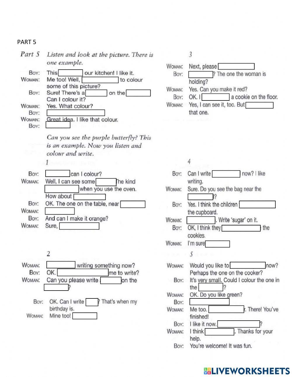 Flyers 3 2019 Listening Practice