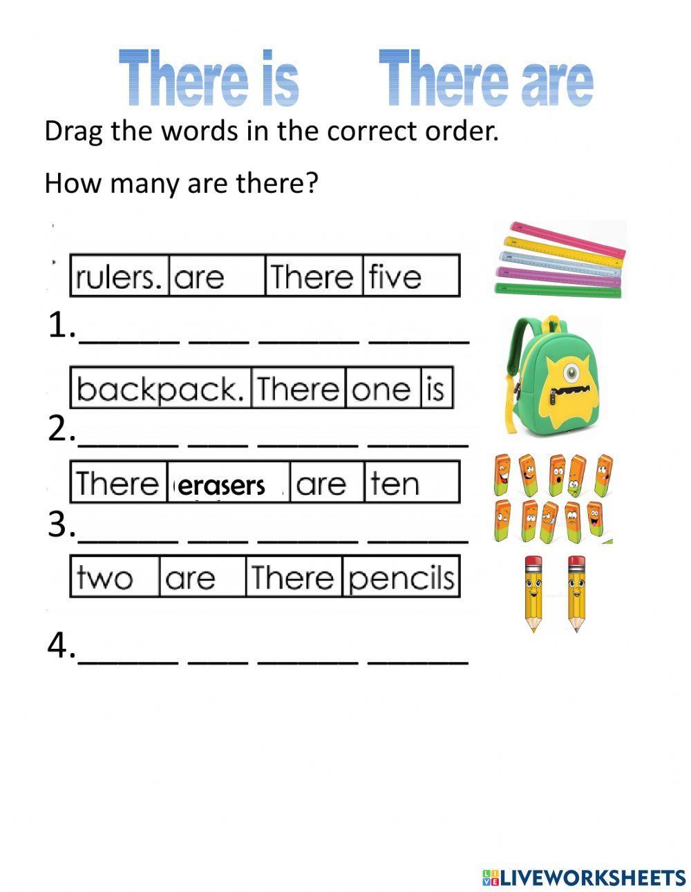 There are      There is