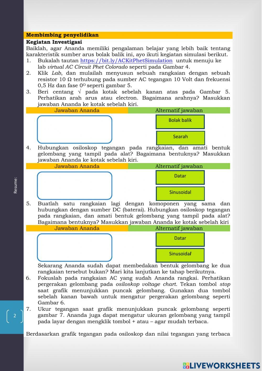 Rangkaian arus bolak balik