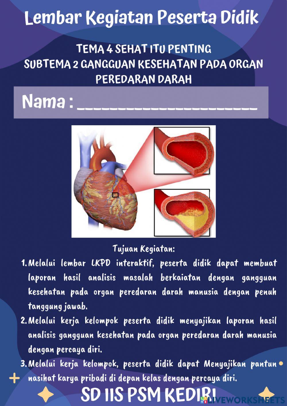 Gangguan Kesehatan pada Organ Peredaran Darah