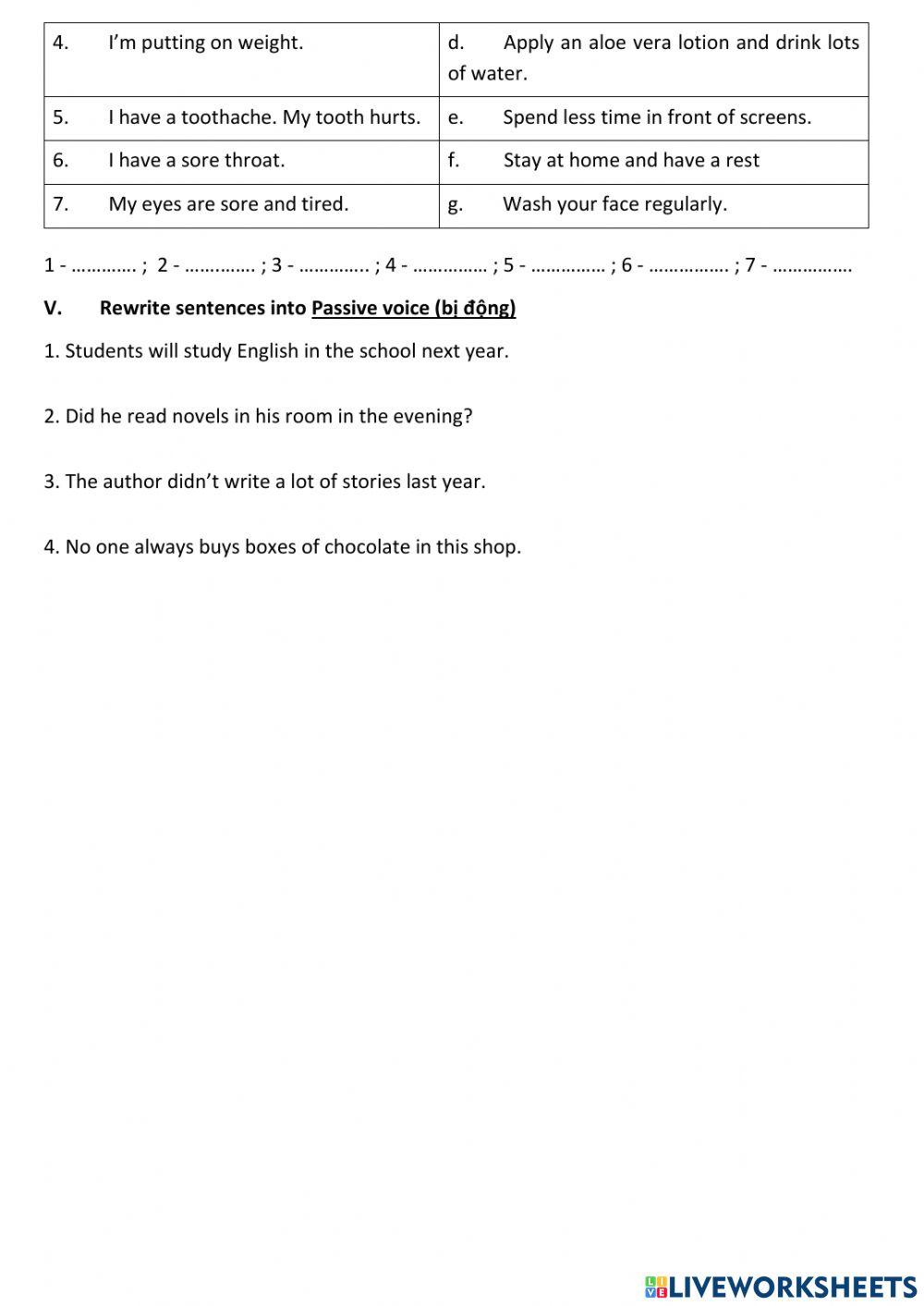 Tieng Anh 7 - Review U1,2 (MLH)