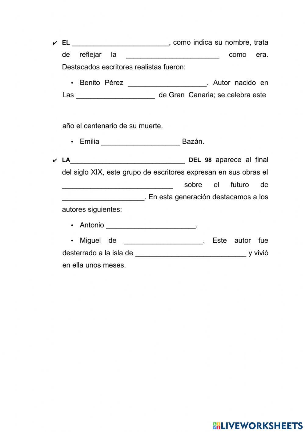 La cultura del S.XIX