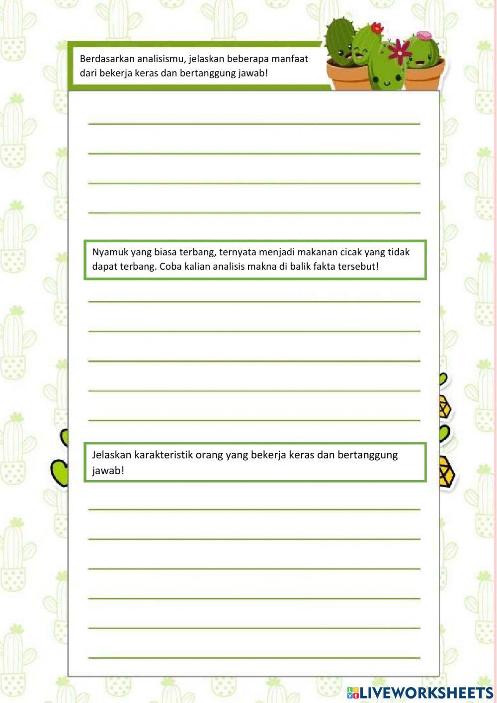 Nikmat kerja keras dan tanggung jawab