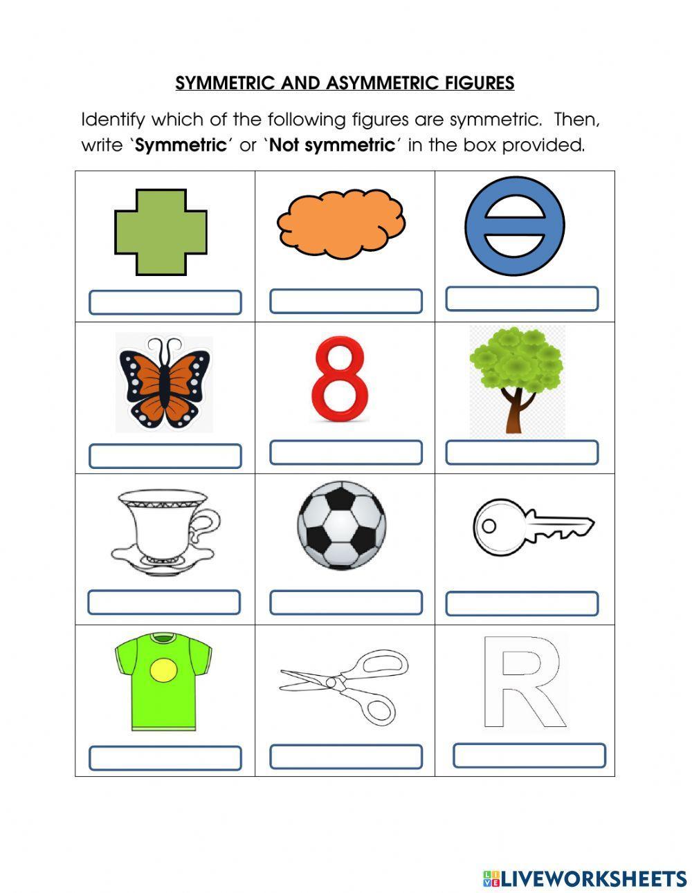 1508118 Symmetric figures Juzielee LiveWorksheets 1508118 Symmetric figures Juzielee LiveWorksheets