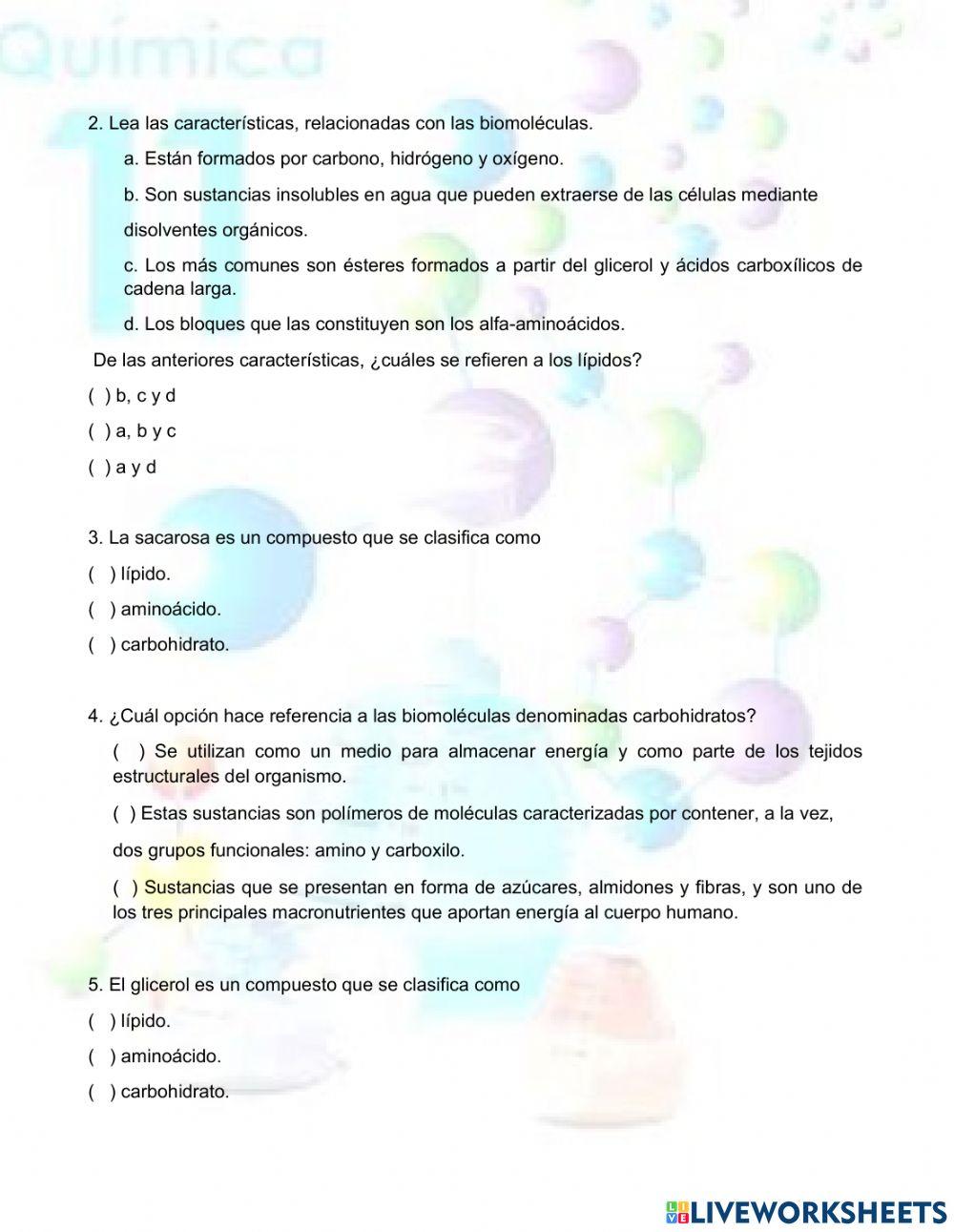 Moléculas Biológicas 1