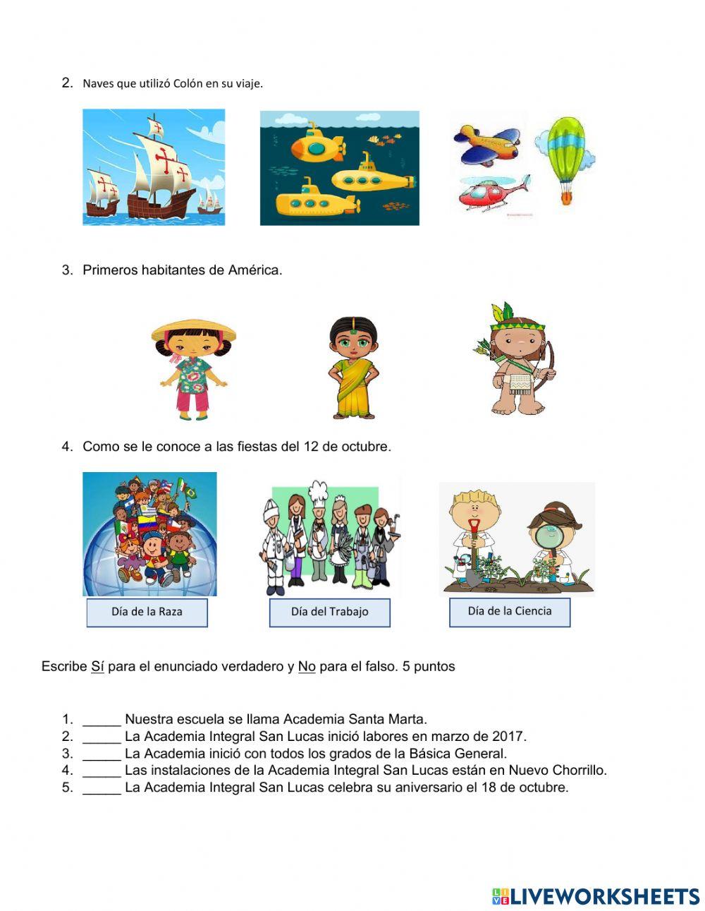 Hechos y Conmemoraciones