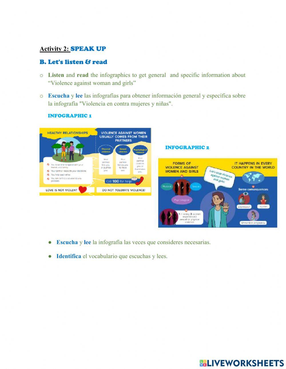 Let's stop violence against woman and girls