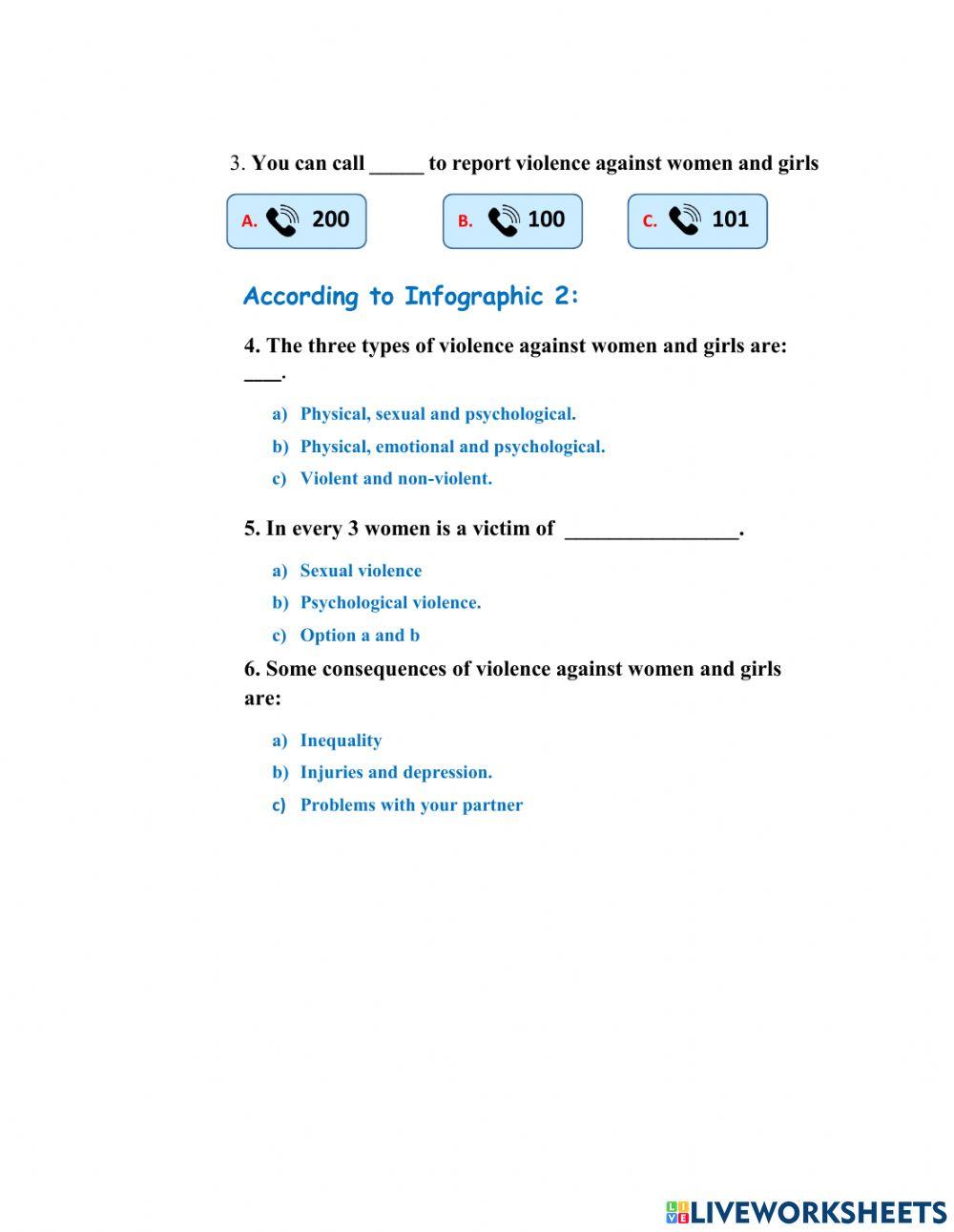 Let's stop violence against woman and girls