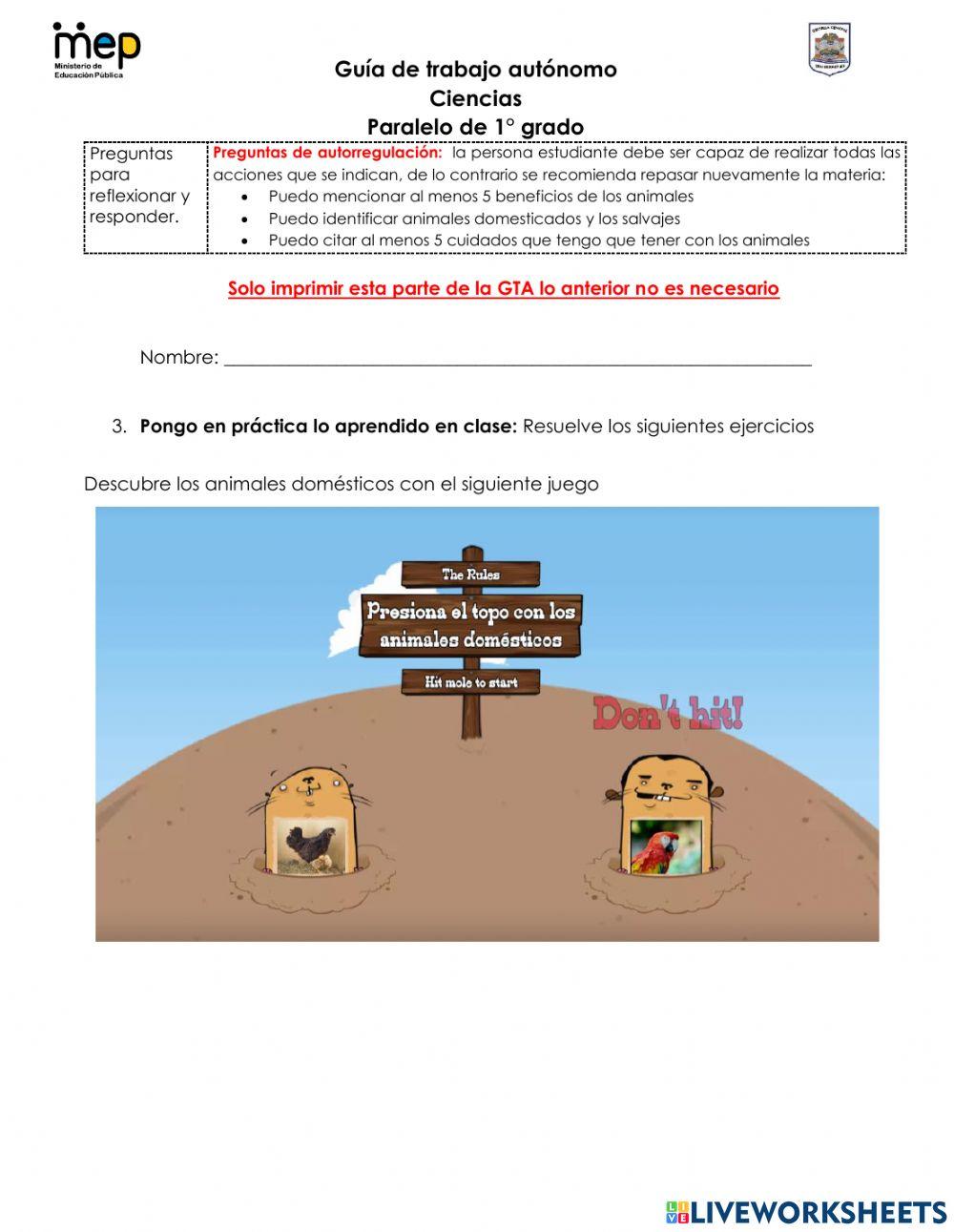 GTA -1 Octubre Ciencias