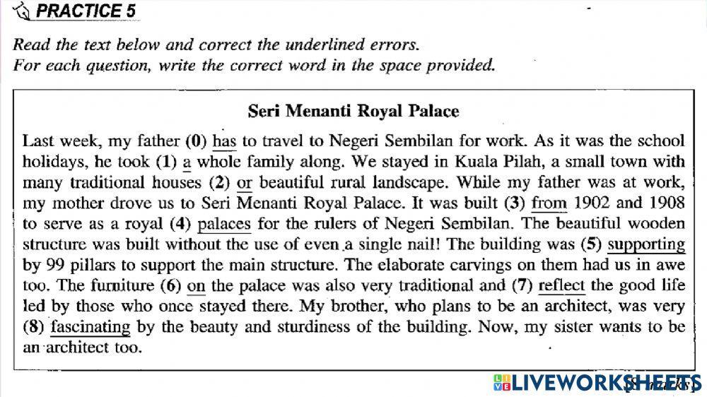 Gerak Gempur PdPR - Error Correction