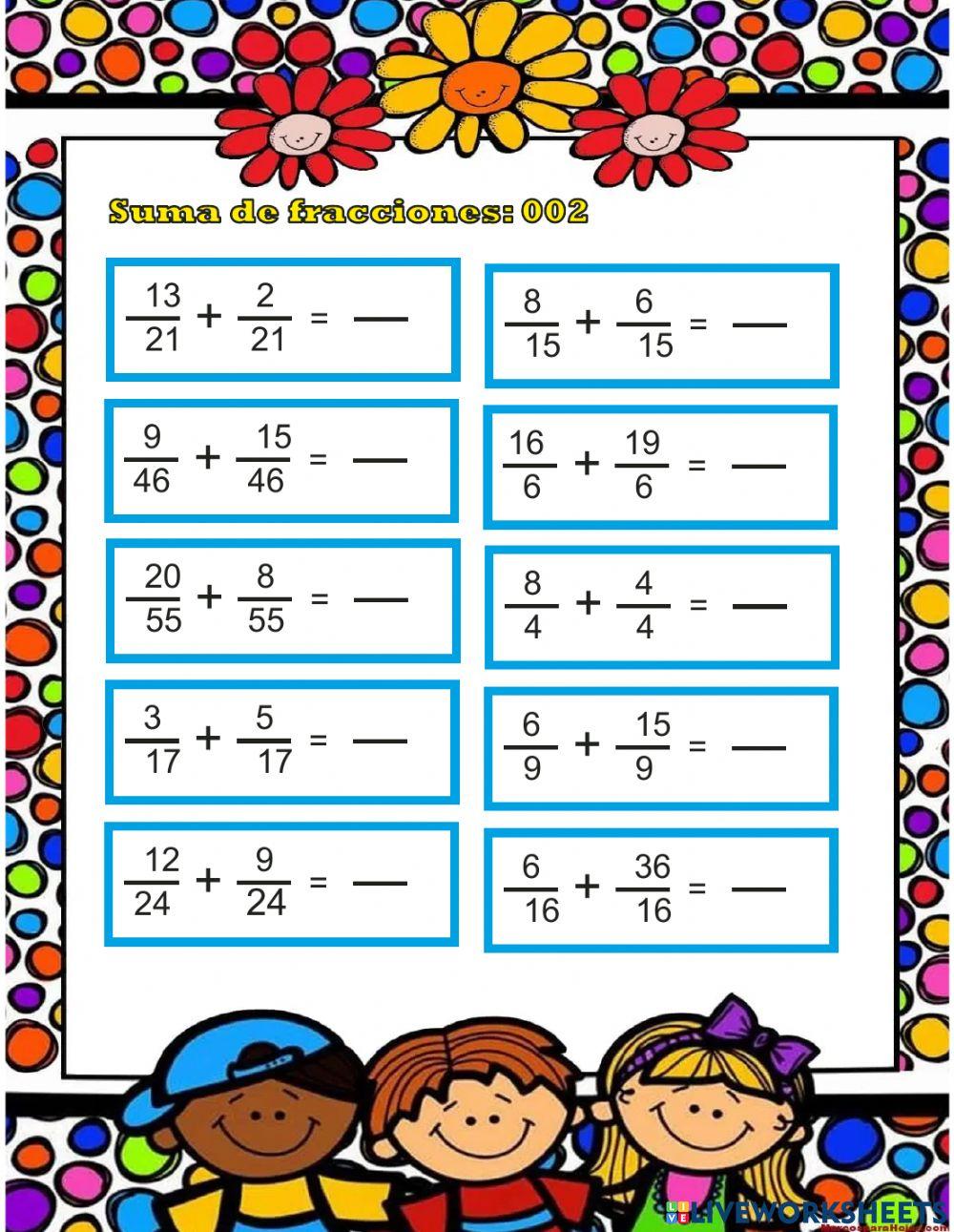 002-suma de fracciones