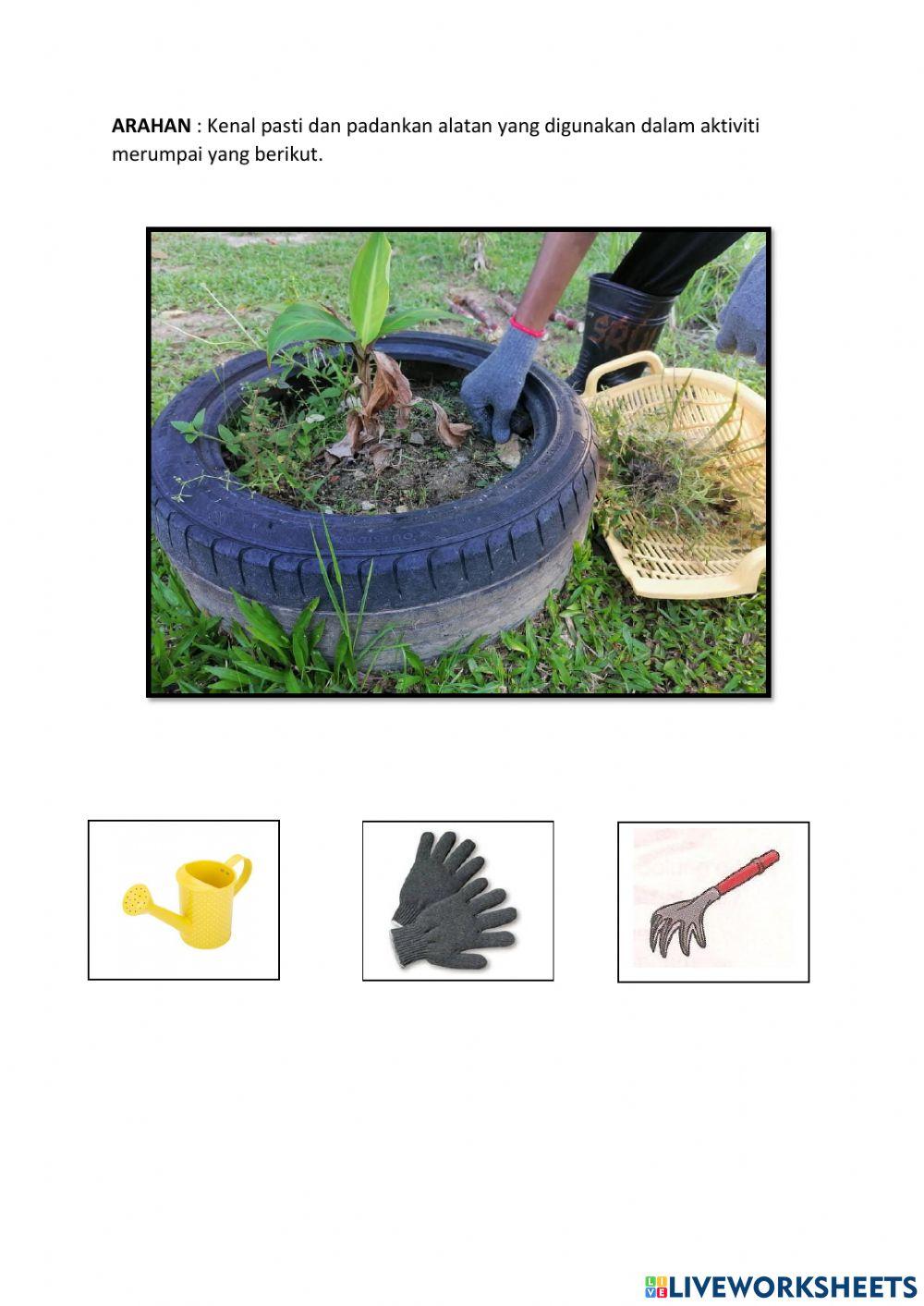 Alatan yang digunakan untuk merumpai