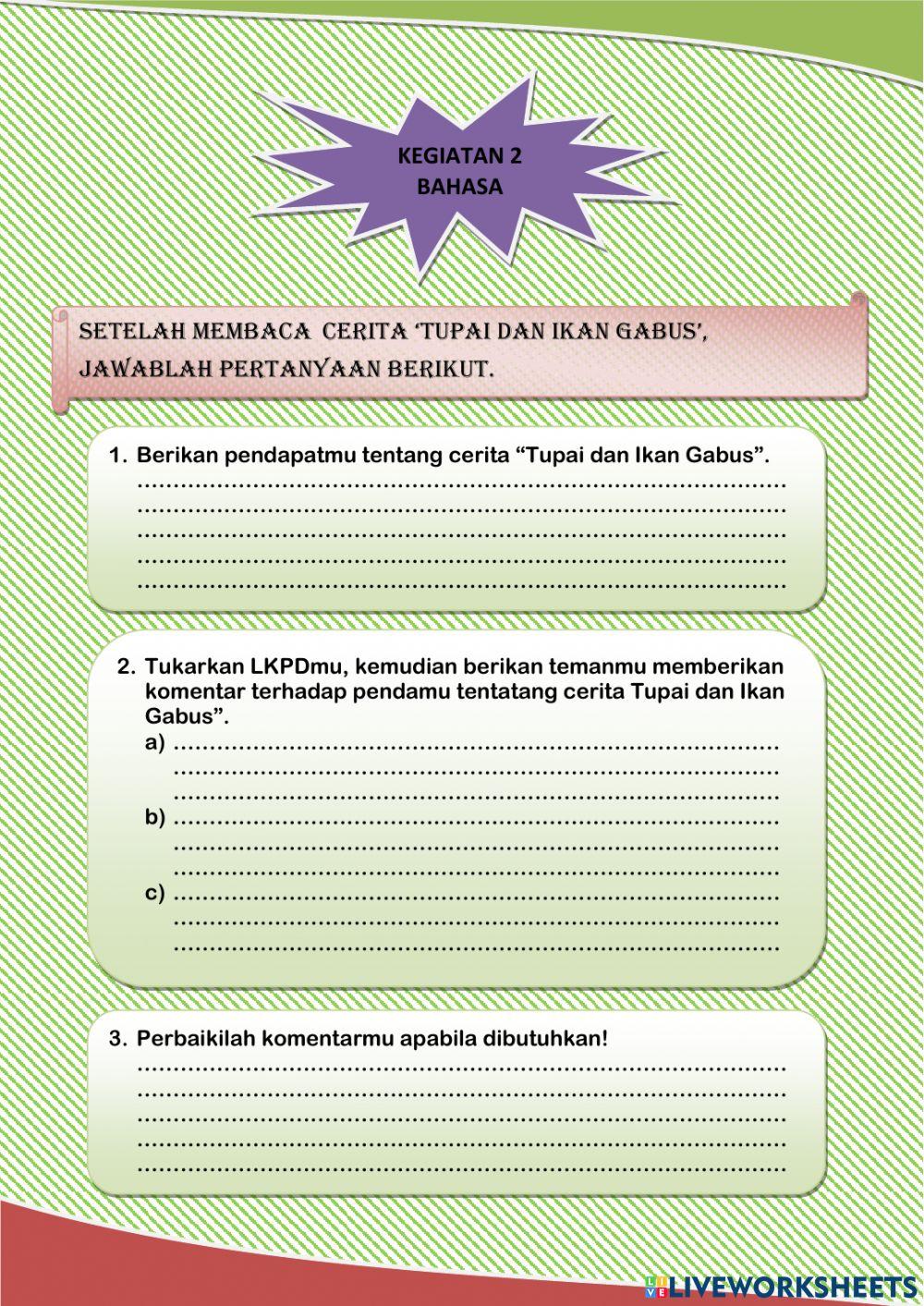 Tema 4 berbagai pekerjaan