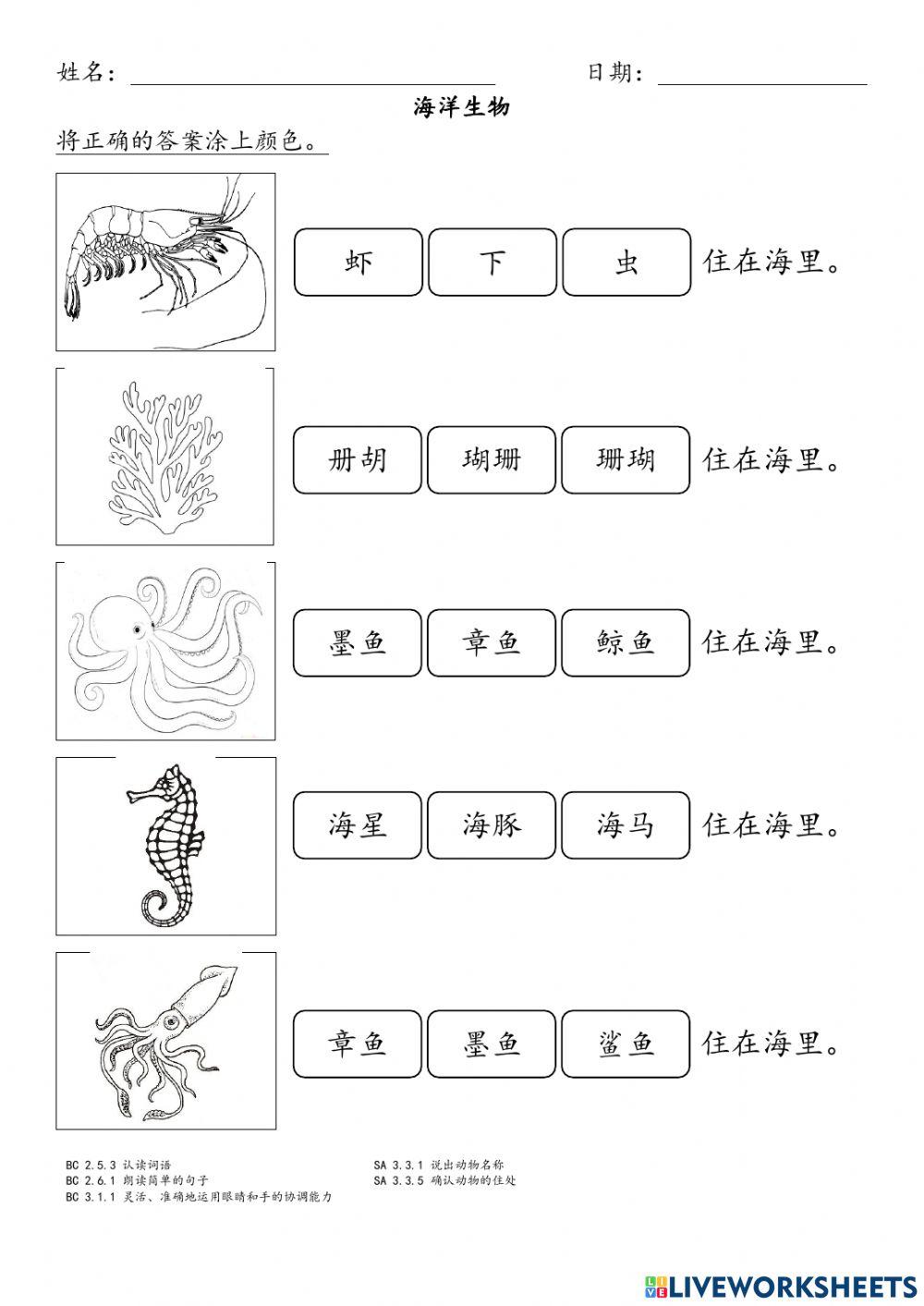 海洋生物