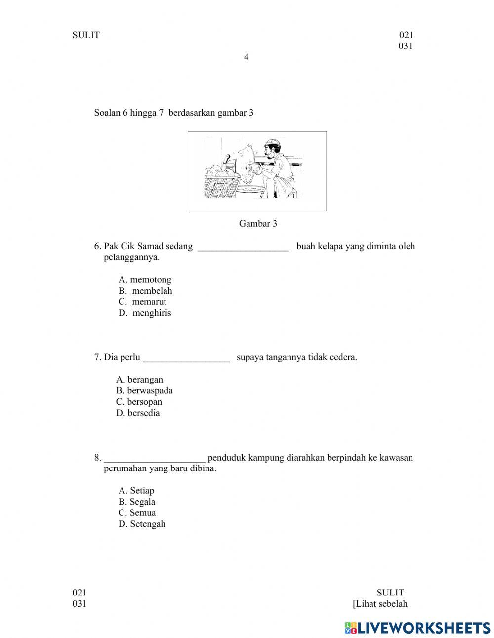 Soalan Latih Tubi BM