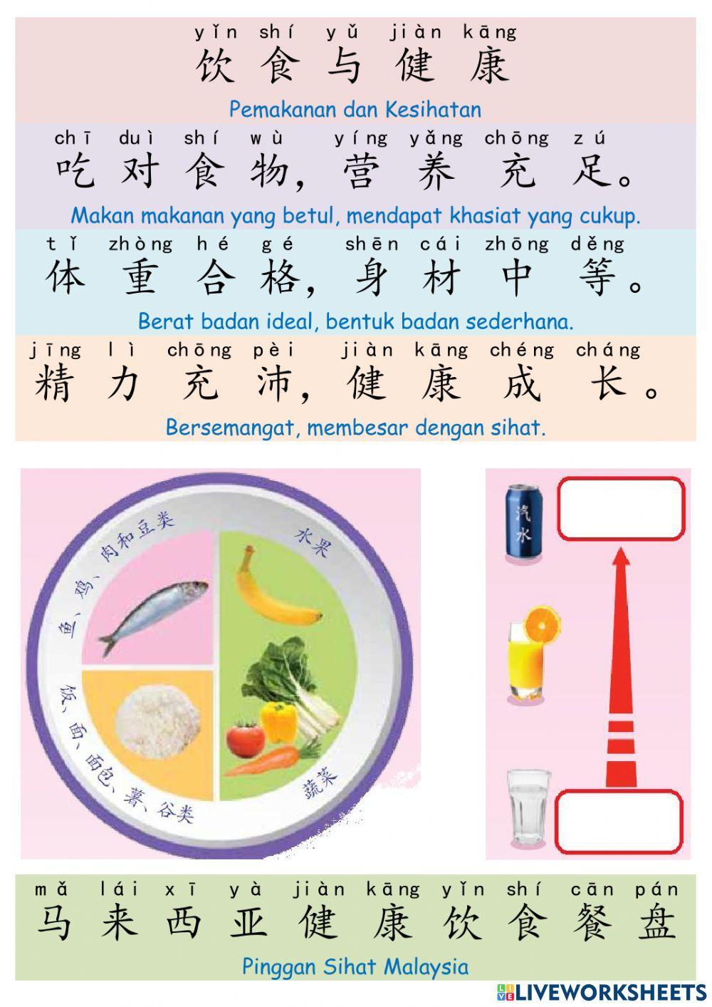 二年级健康教育单元十饮食好习惯（第100页）