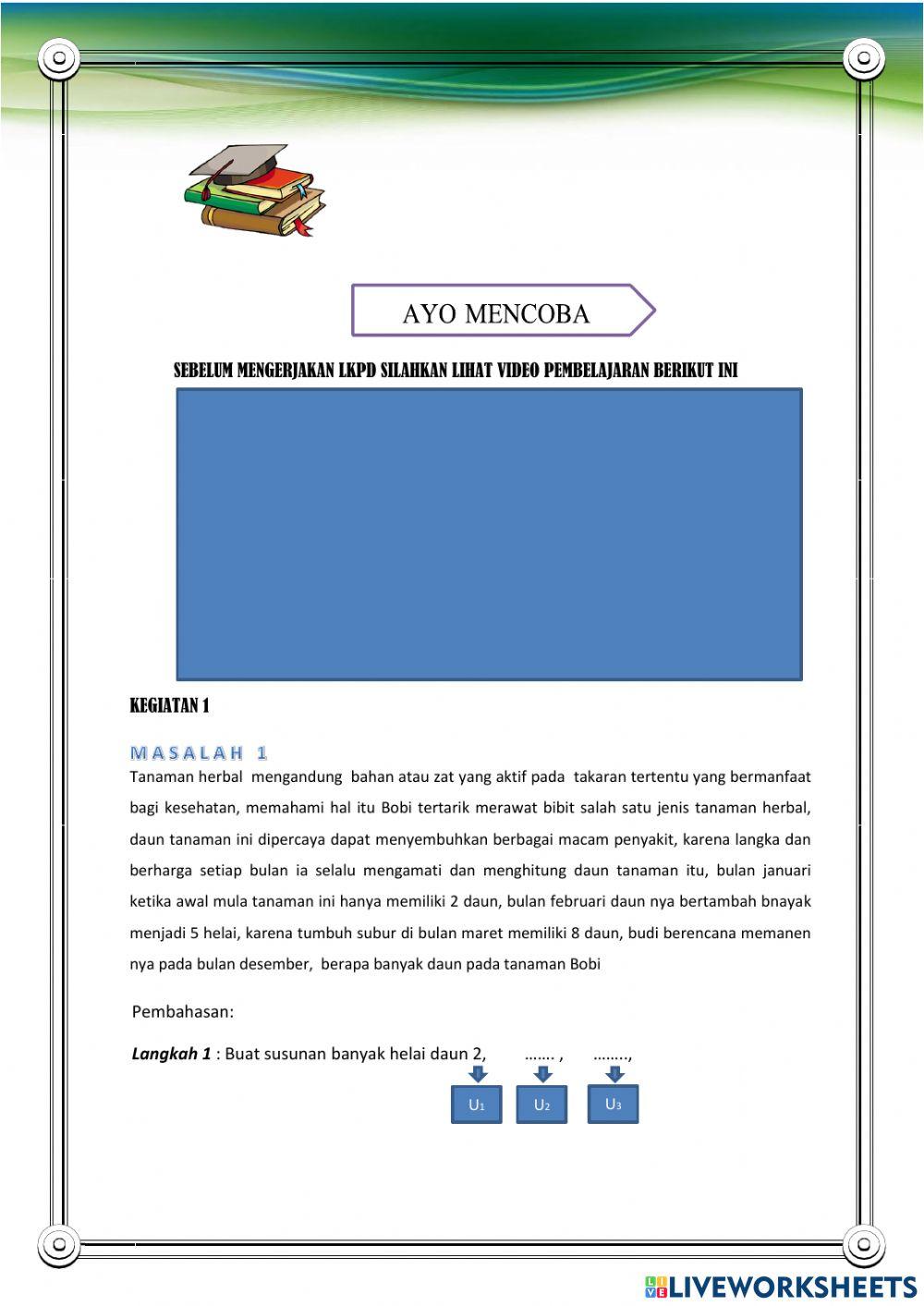 Barisan dan deret aritmatika