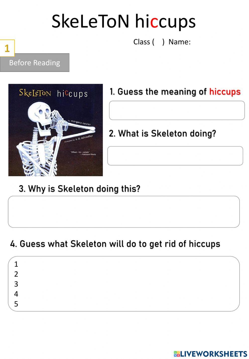 Skeleton hiccups