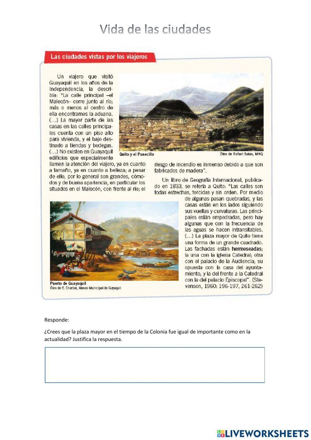 Las ciudades en el siglo XIX