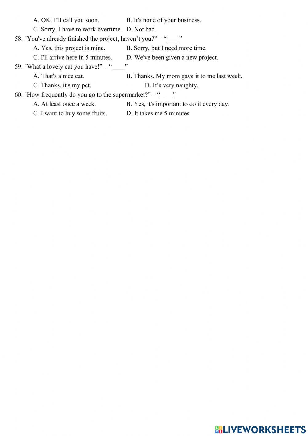 Grade 10- Unit 3 (cont)