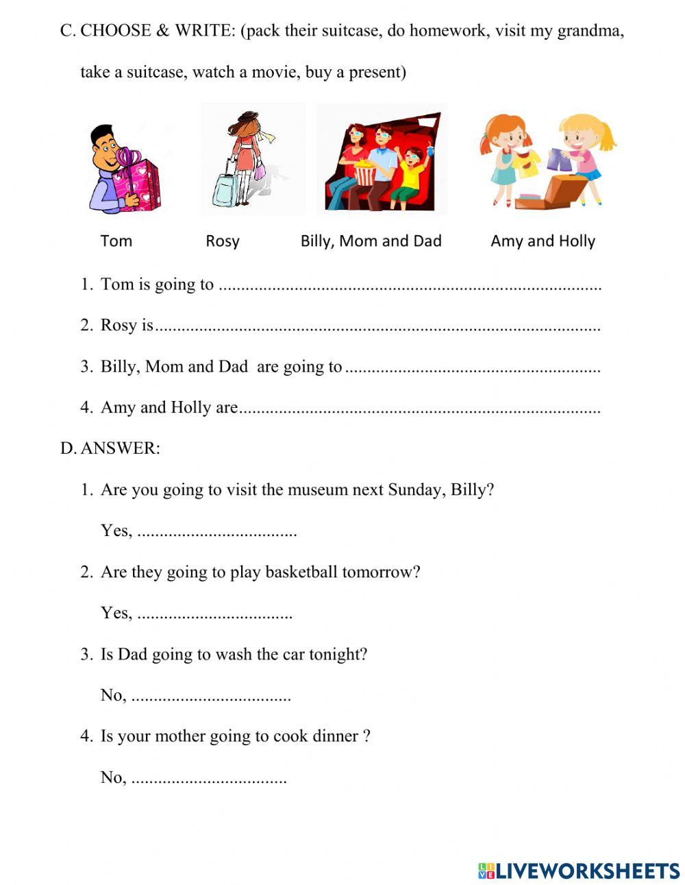 Unit 2 lesson 3 cont Family & Friends 5