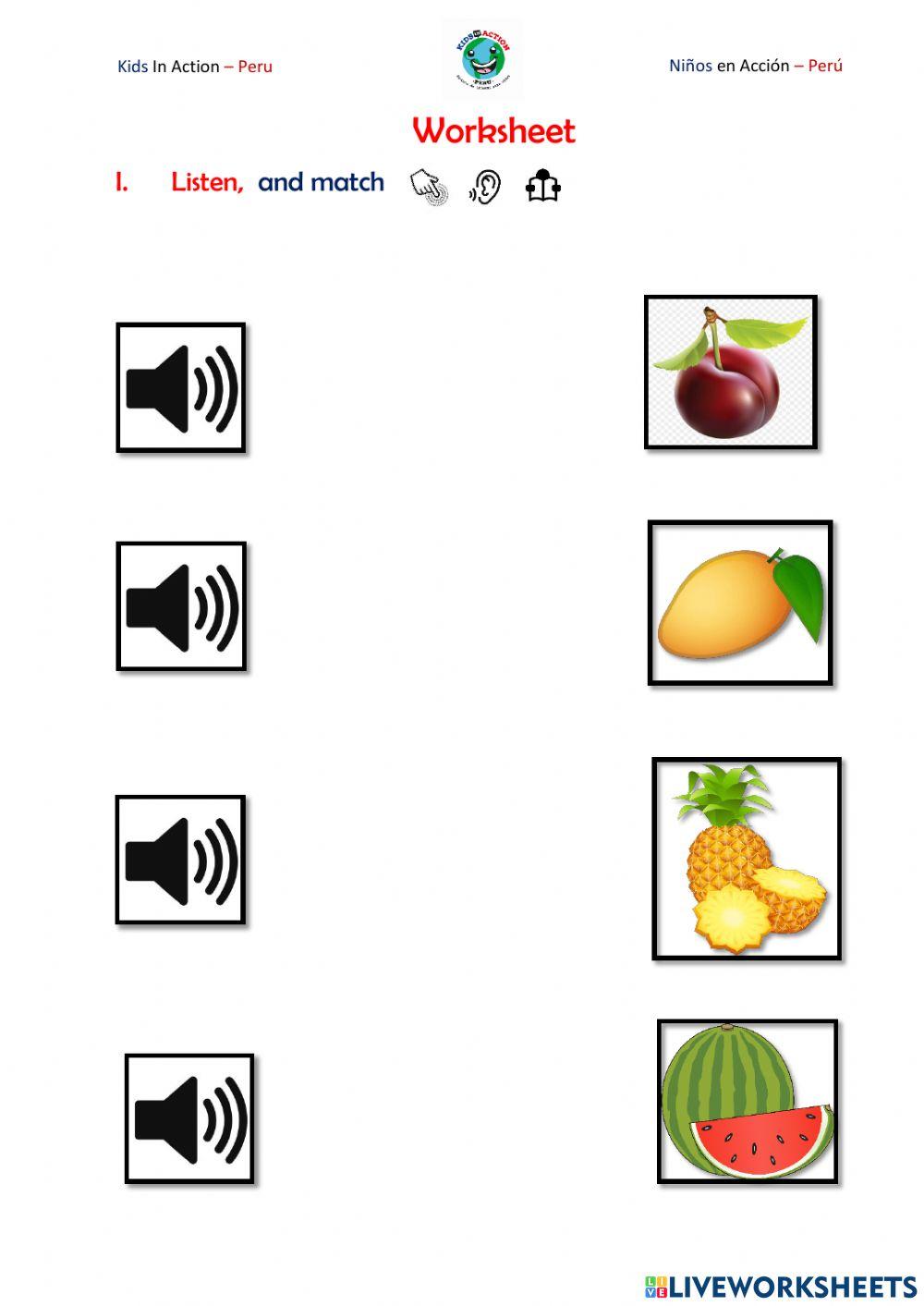 High and Low - Fruits