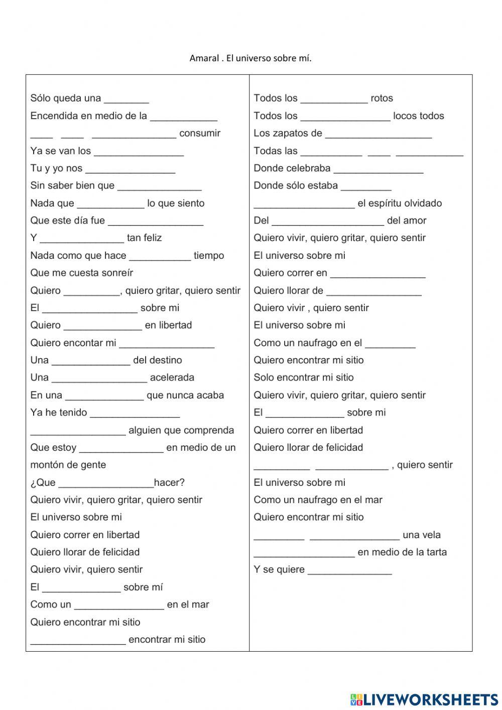 El Universo sobre mi