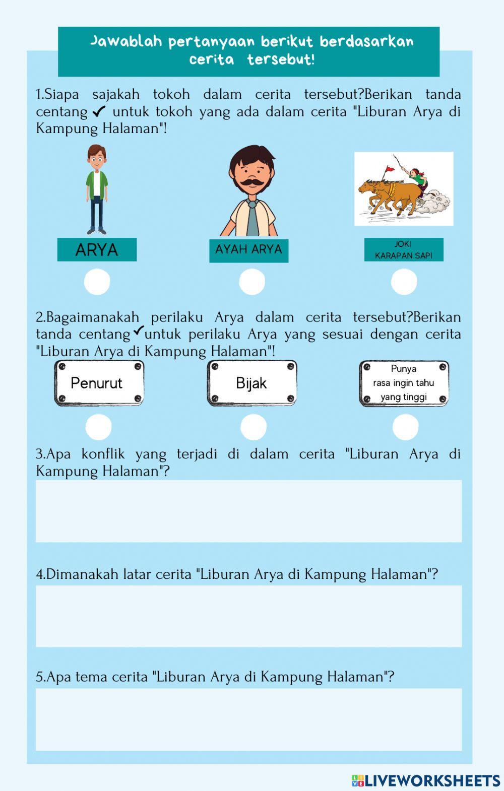 LKPD Kelas 4 Tema 4 Subtema 1 Pembelajaran 6