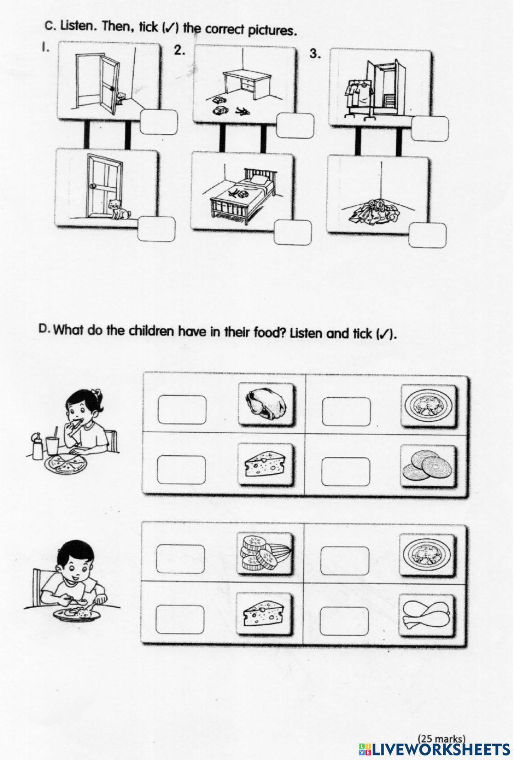 Listening Activity Year 3