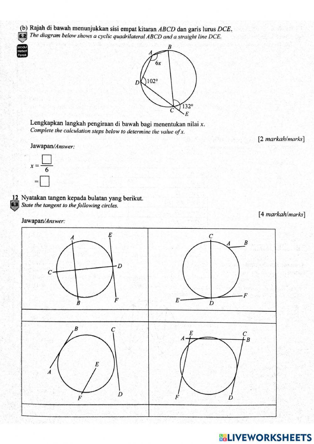 Matematik tingkatan 3