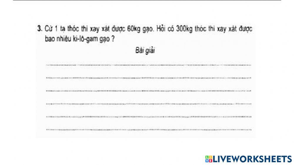 Bài tập toán thứ 6 15 -10