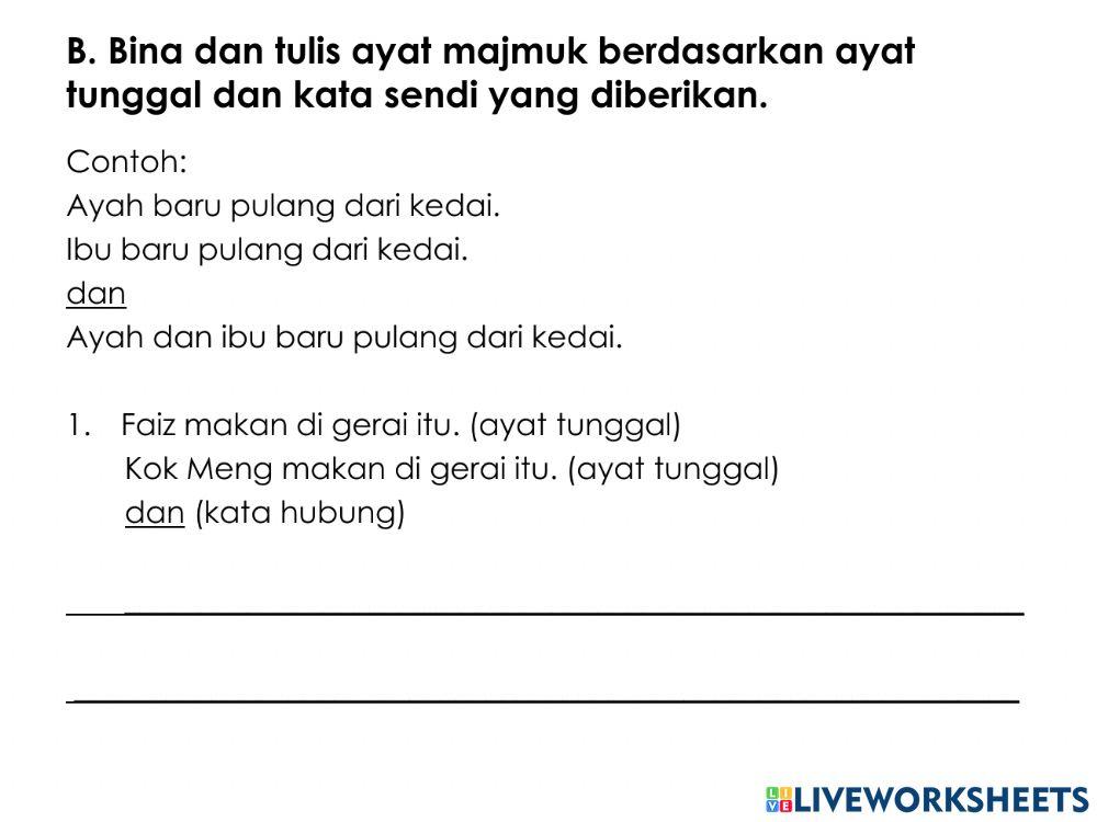 Bahasa Melayu Tahun 1 Unit 16 Jagalah Kebersihan