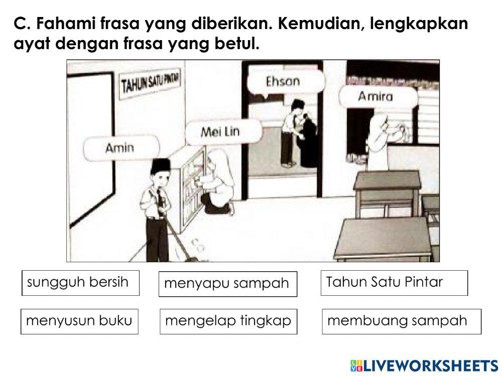 Bahasa Melayu Tahun 1 Unit 16 Jagalah Kebersihan