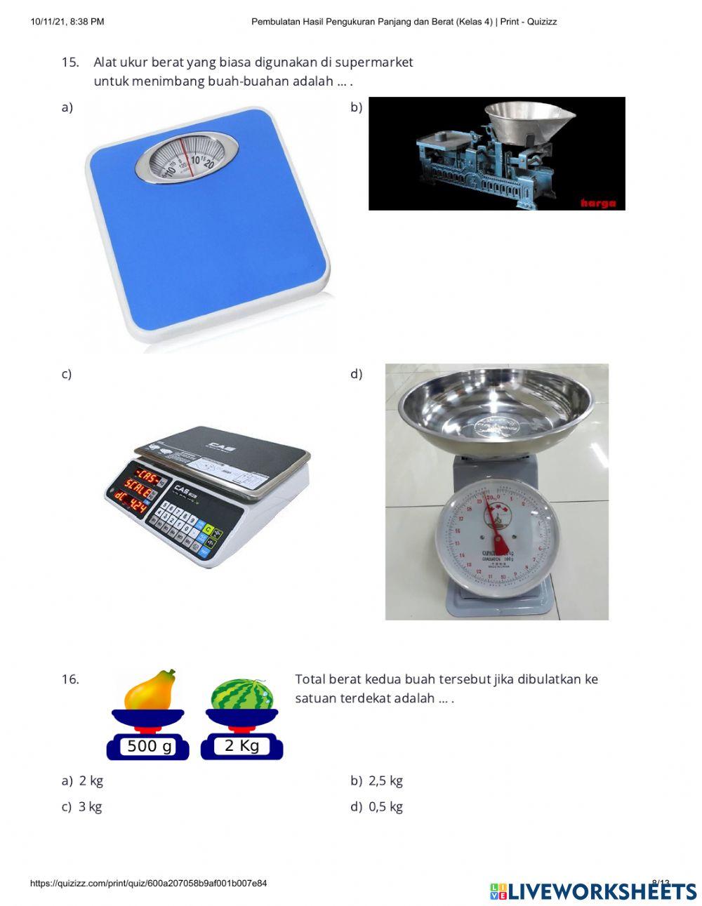 Pembulatan pengukuran