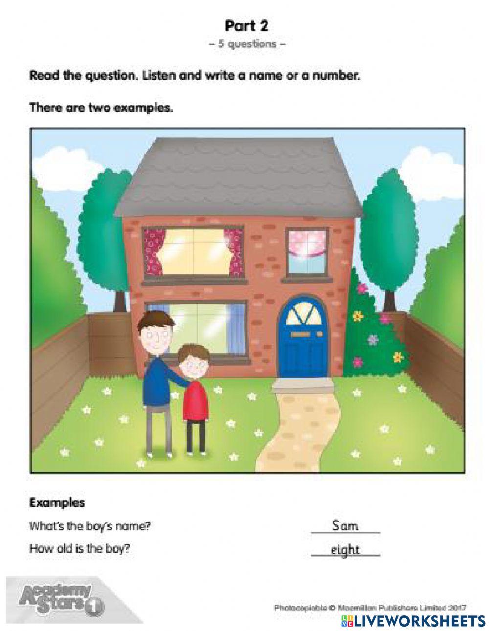 Listening Parts 1 - 3