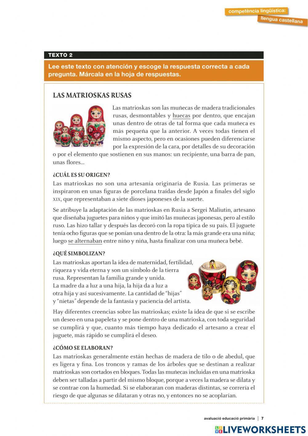 Competencias Básicas Castellano 2016