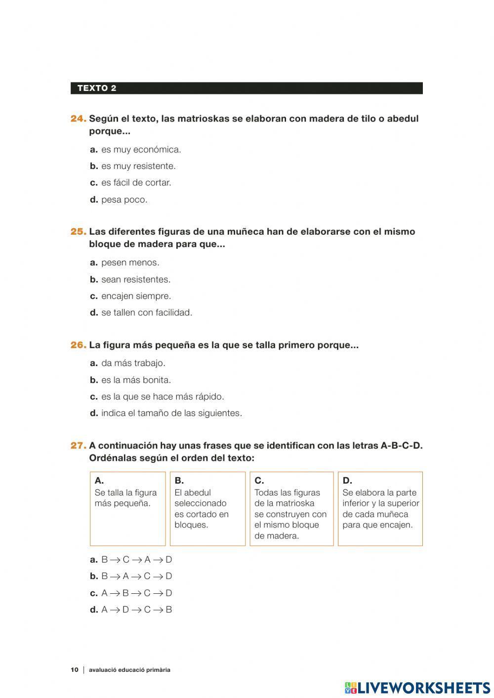 Competencias Básicas Castellano 2016