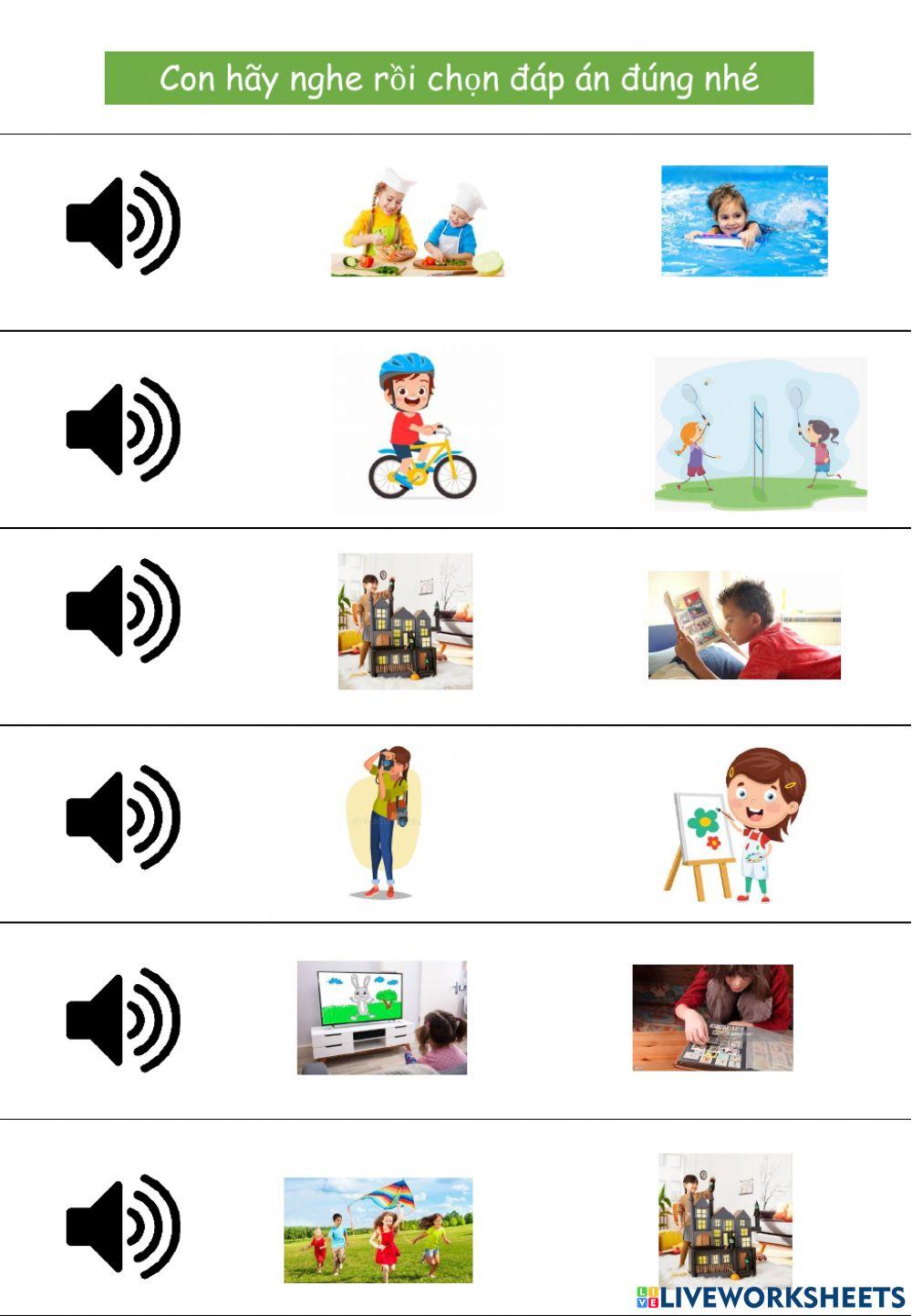 WS What do you like doing?