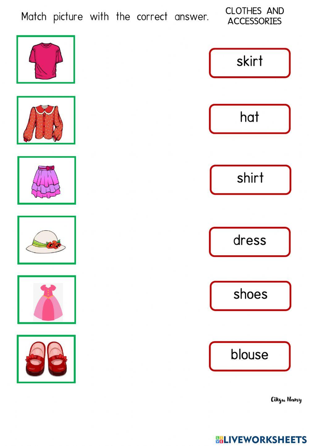 Clothes and Accessories