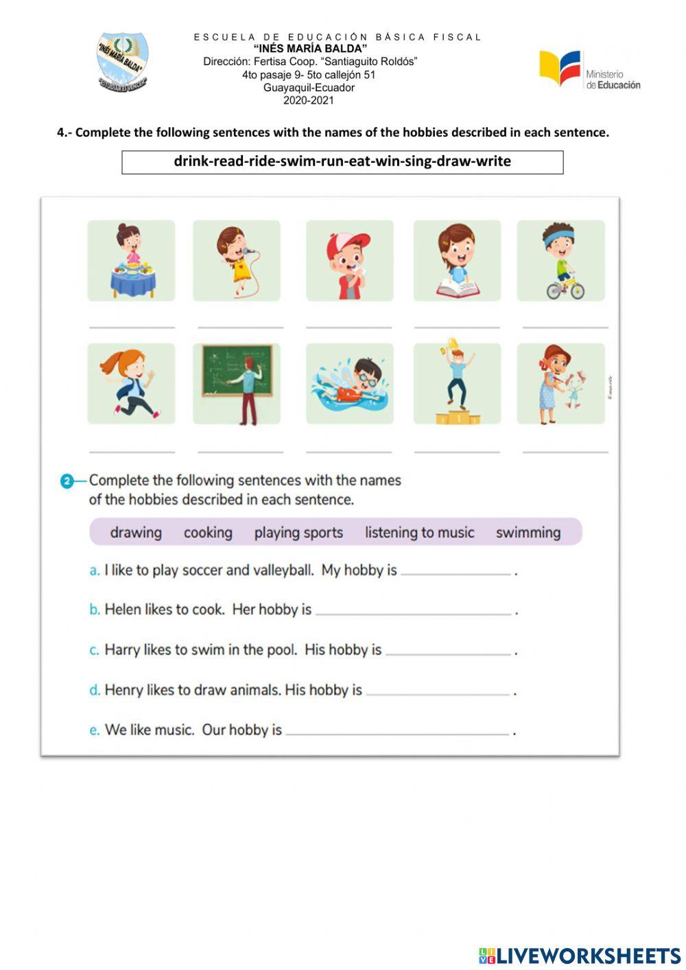 Proyecto 4 de ingles