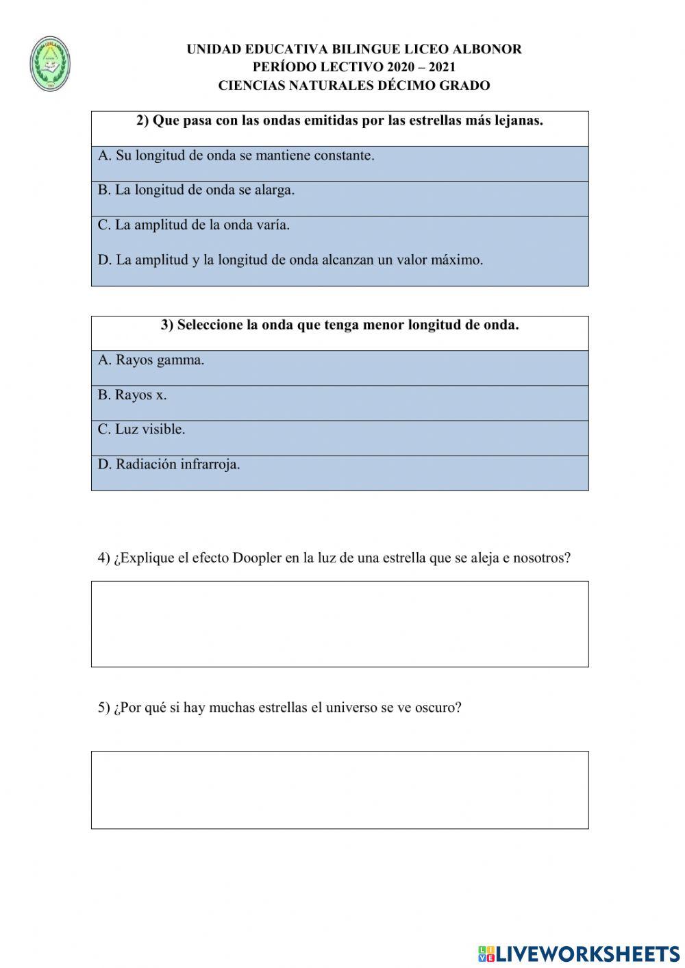 Lectura comprensiva sobre onda electromagnéticas