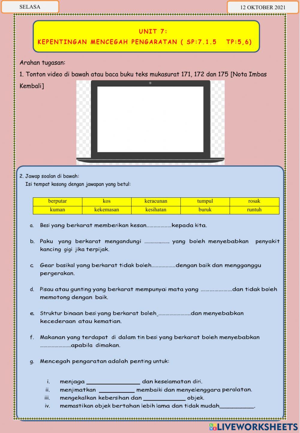 Kepentingan mencegah pengaratan
