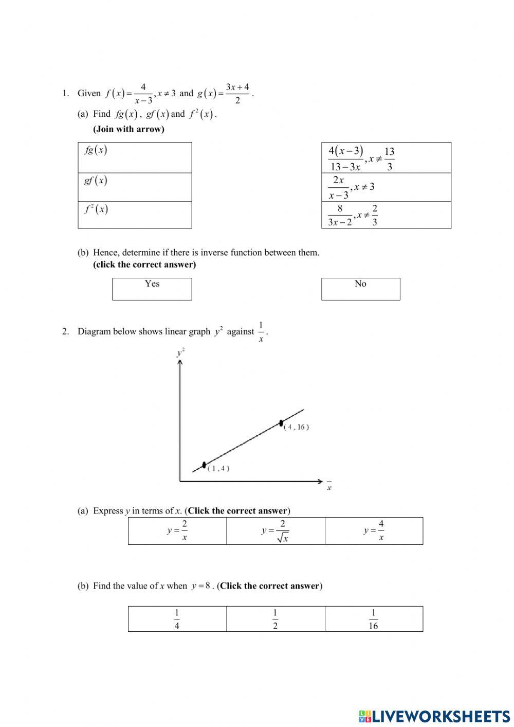 Revision add maths form 4 12 10 2021 online exercise for live worksheets
