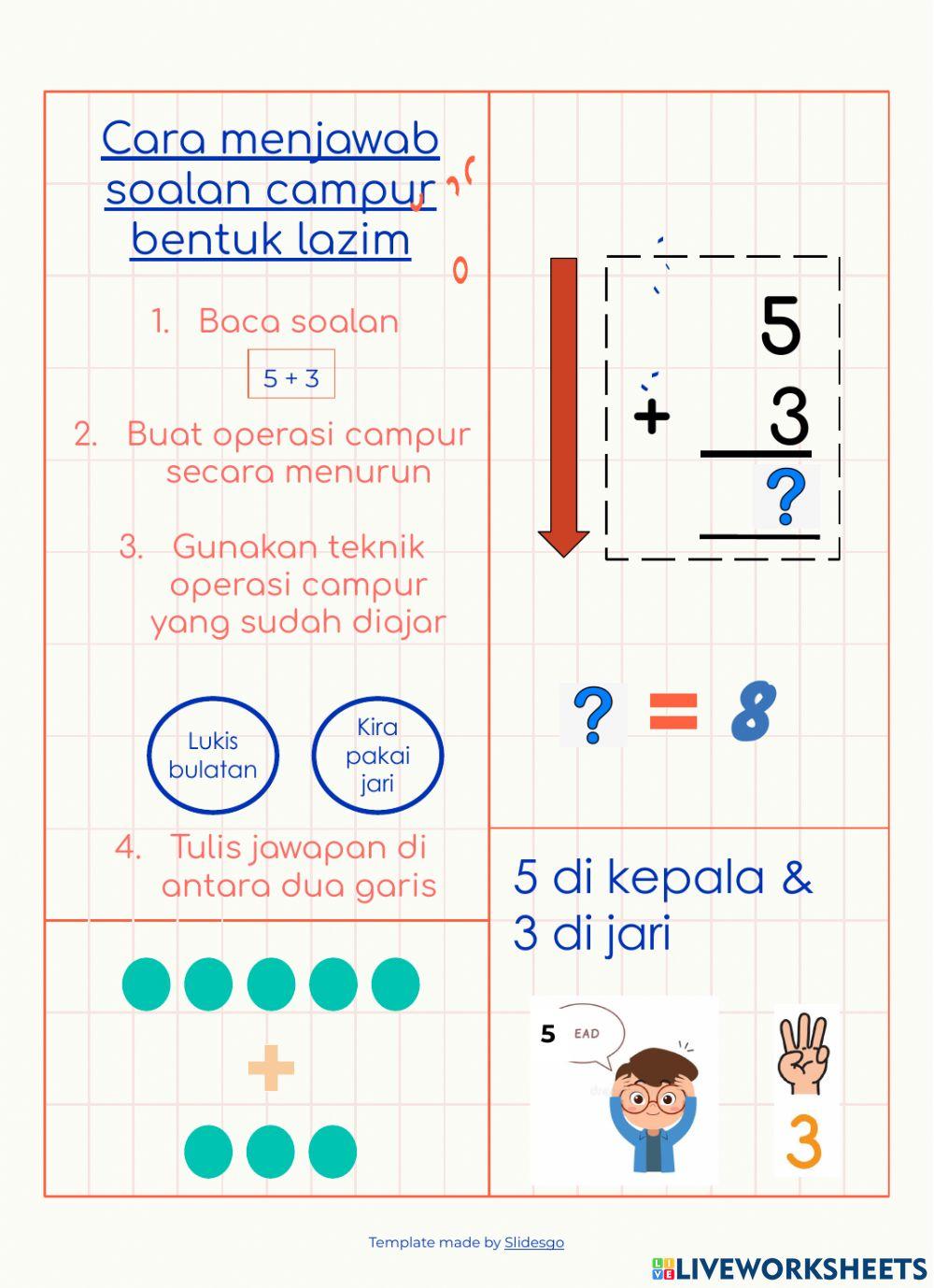 Operasi campur bentuk lazim