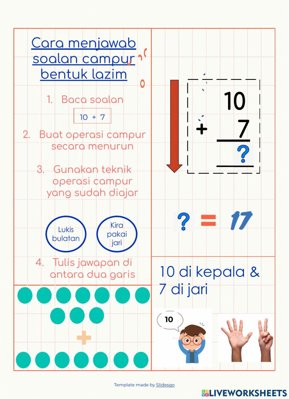 Operasi campur bentuk lazim